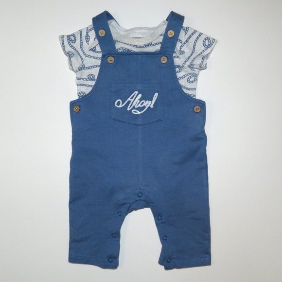 Baby onesie and overalls - 3-6M - Picture 1 of 5